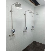 浴室節水刷卡水表，浴室智能水控機，淋浴節水插卡系統
